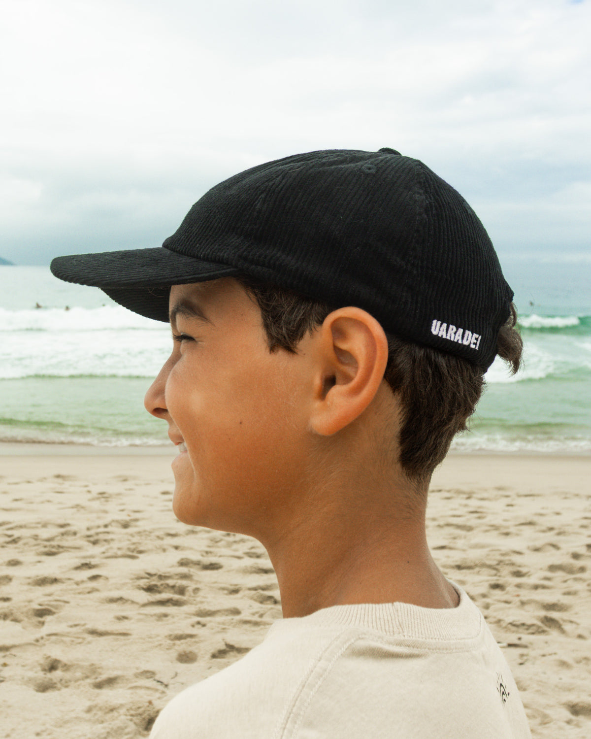 Boné Dad Hat Uaradei Veludo Black