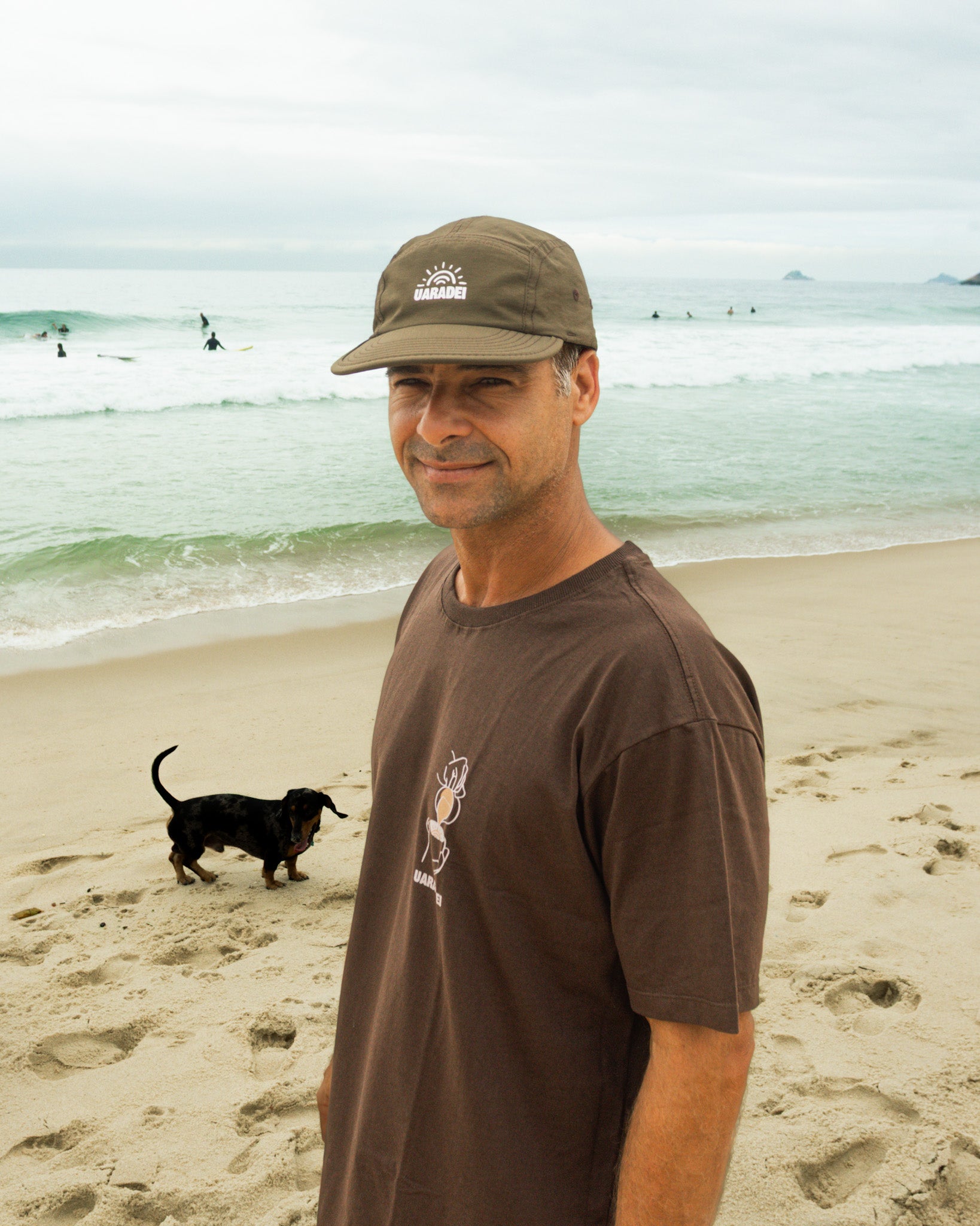 Boné 5 Panel Uaradei Caqui