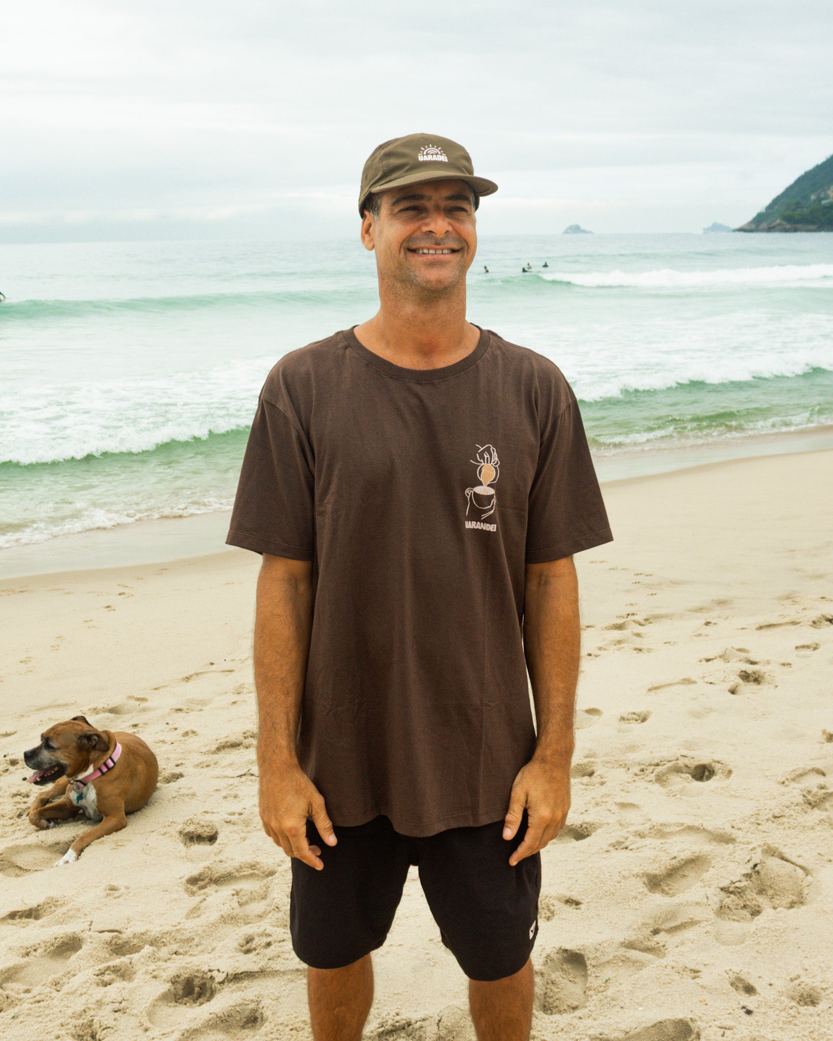 T-shirt Uaradei Ritual Marrom