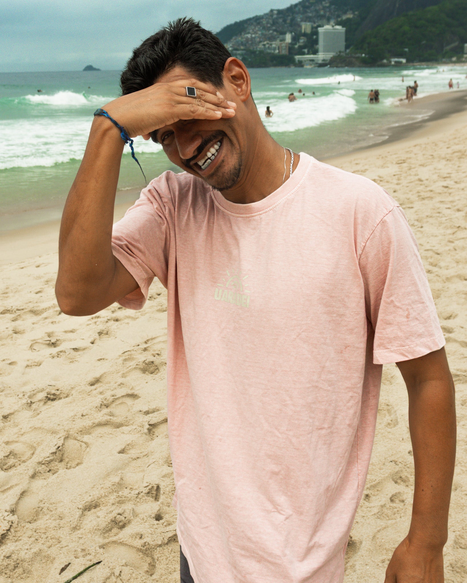 T-Shirt Uaradei Stone Rosa