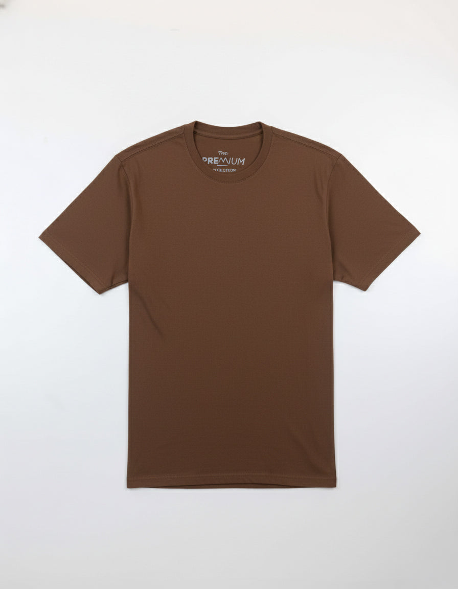 T-Shirt Stretch Marrom