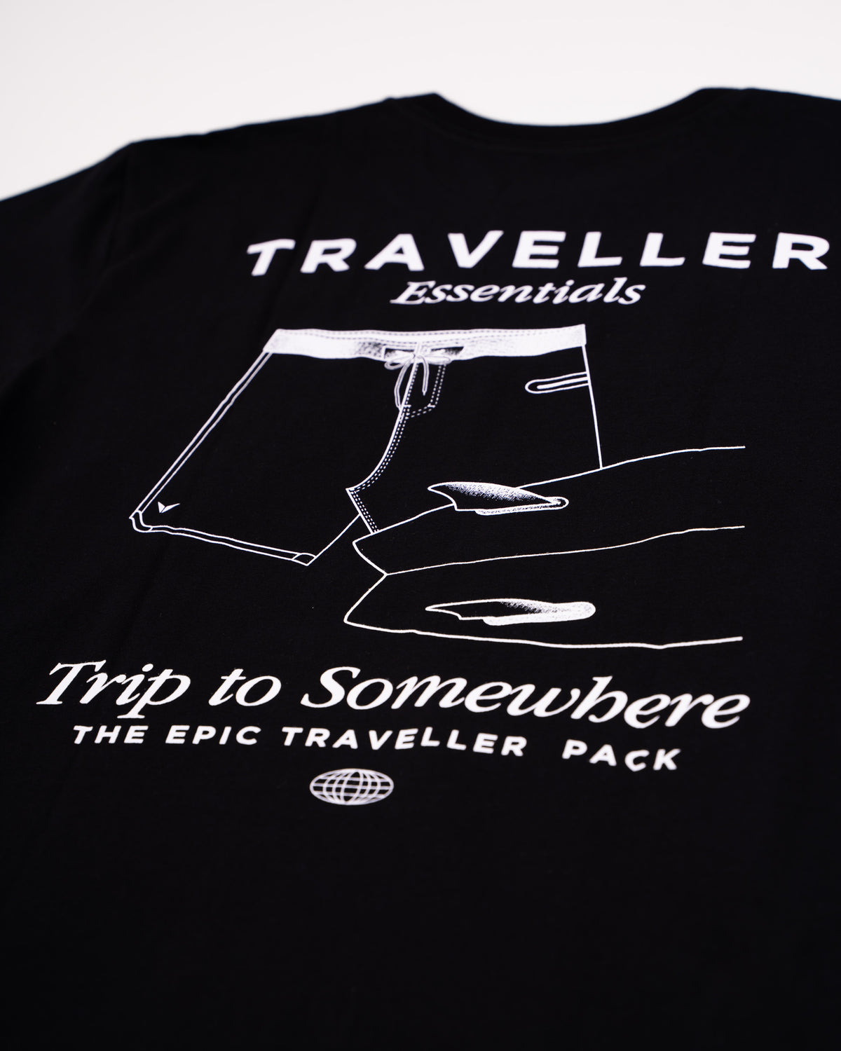 T-Shirt Traveller Preta