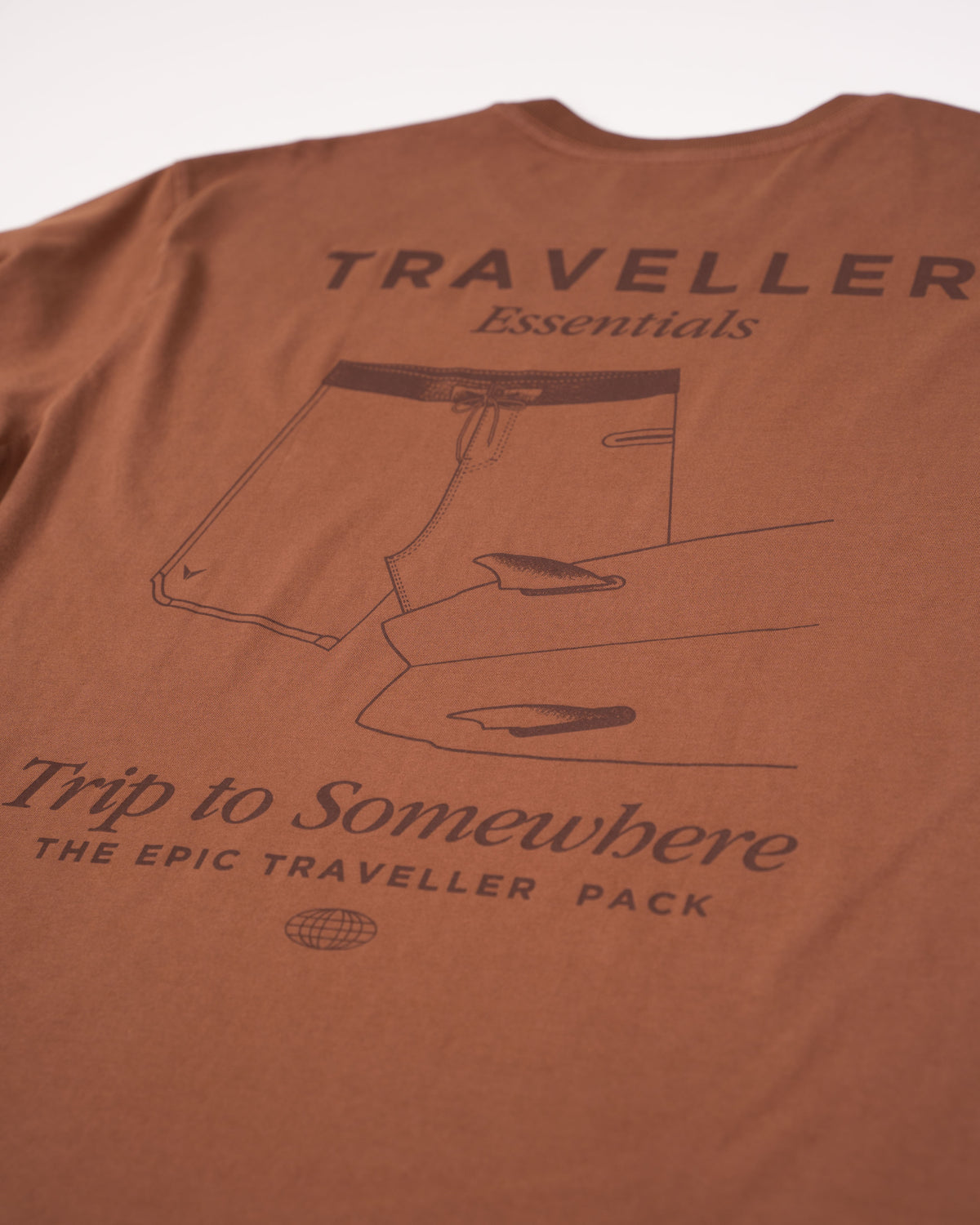 T-Shirt Traveller Marrom