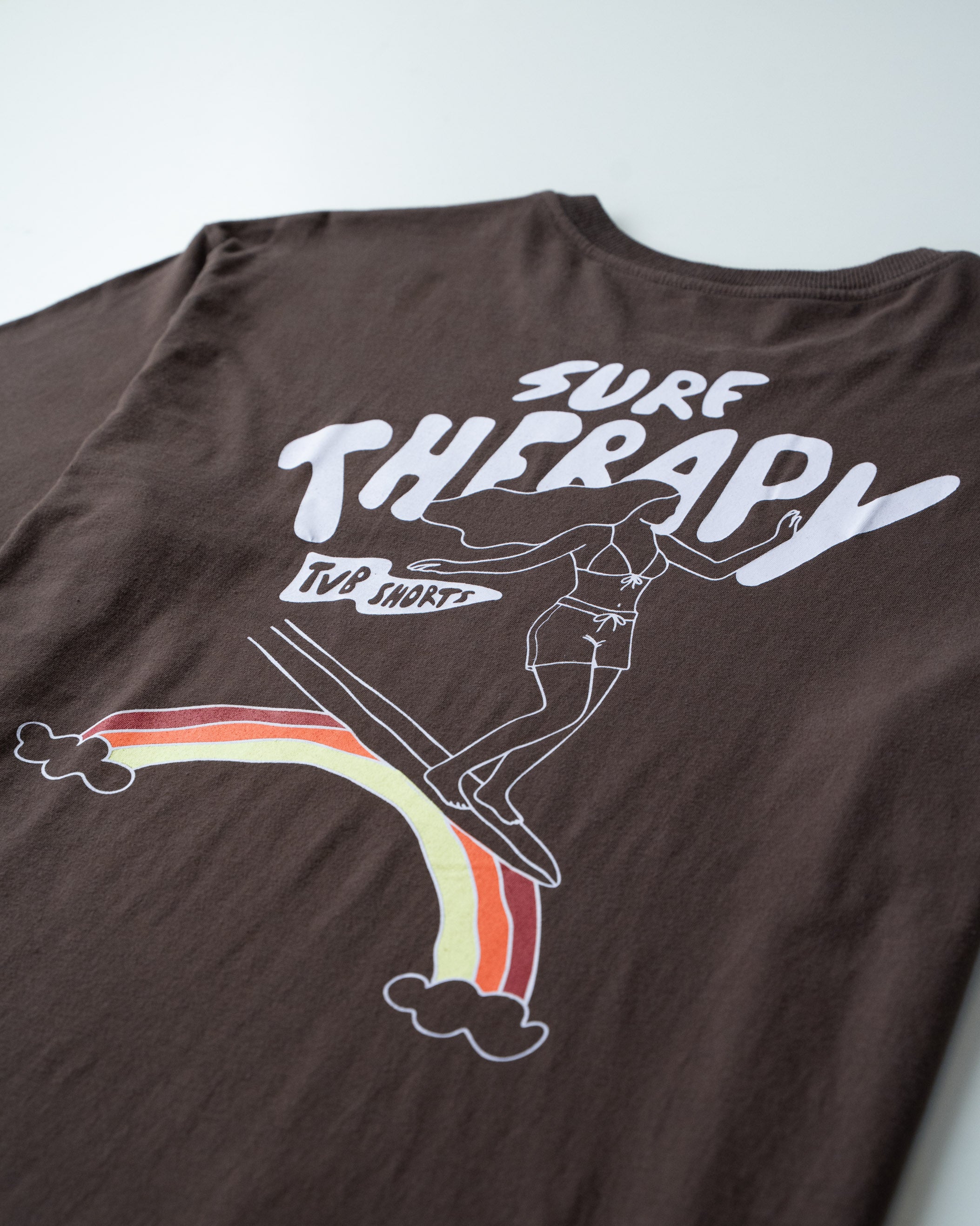 T-Shirt Surftherapy Marrom
