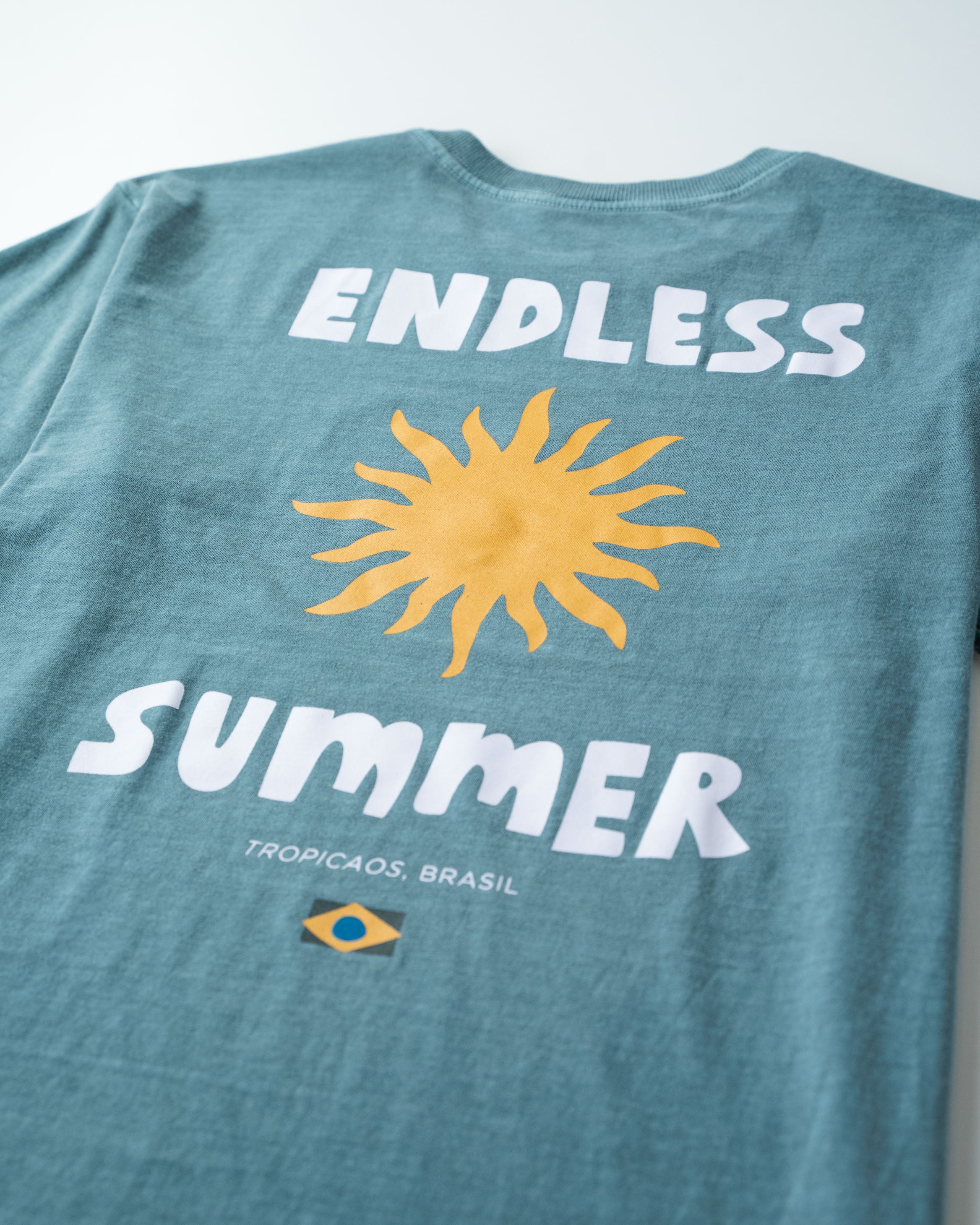 T-Shirt Tropicaos Azul Stone