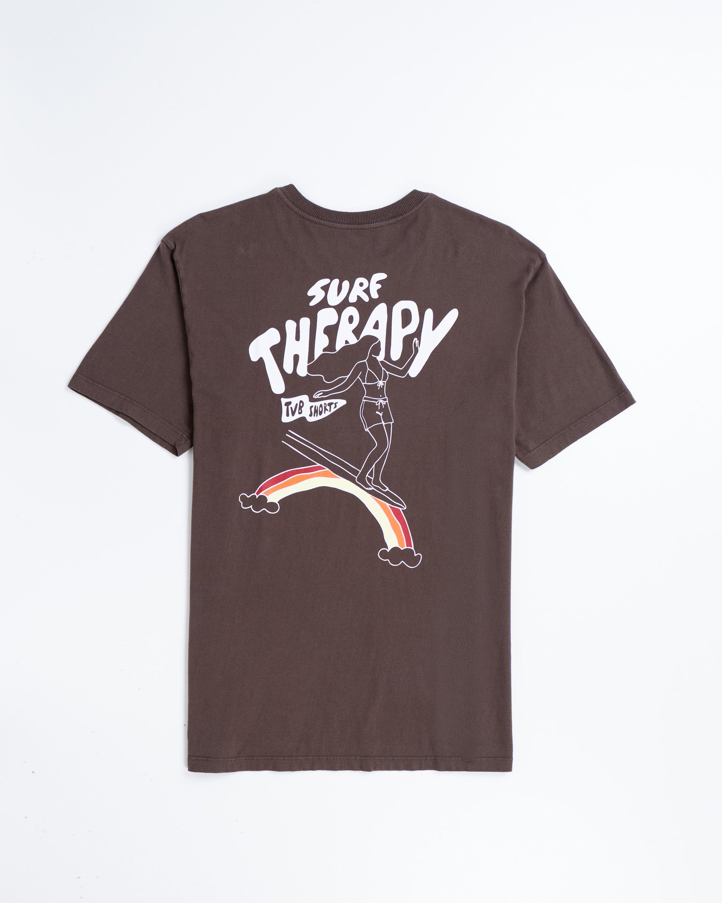 T-Shirt Surftherapy Marrom