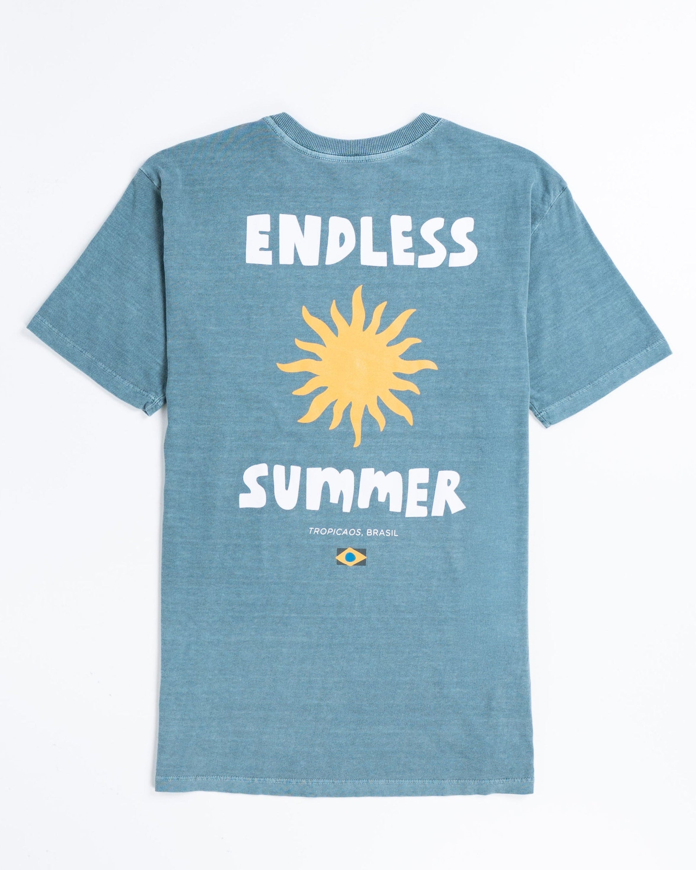 T-Shirt Tropicaos Azul Stone