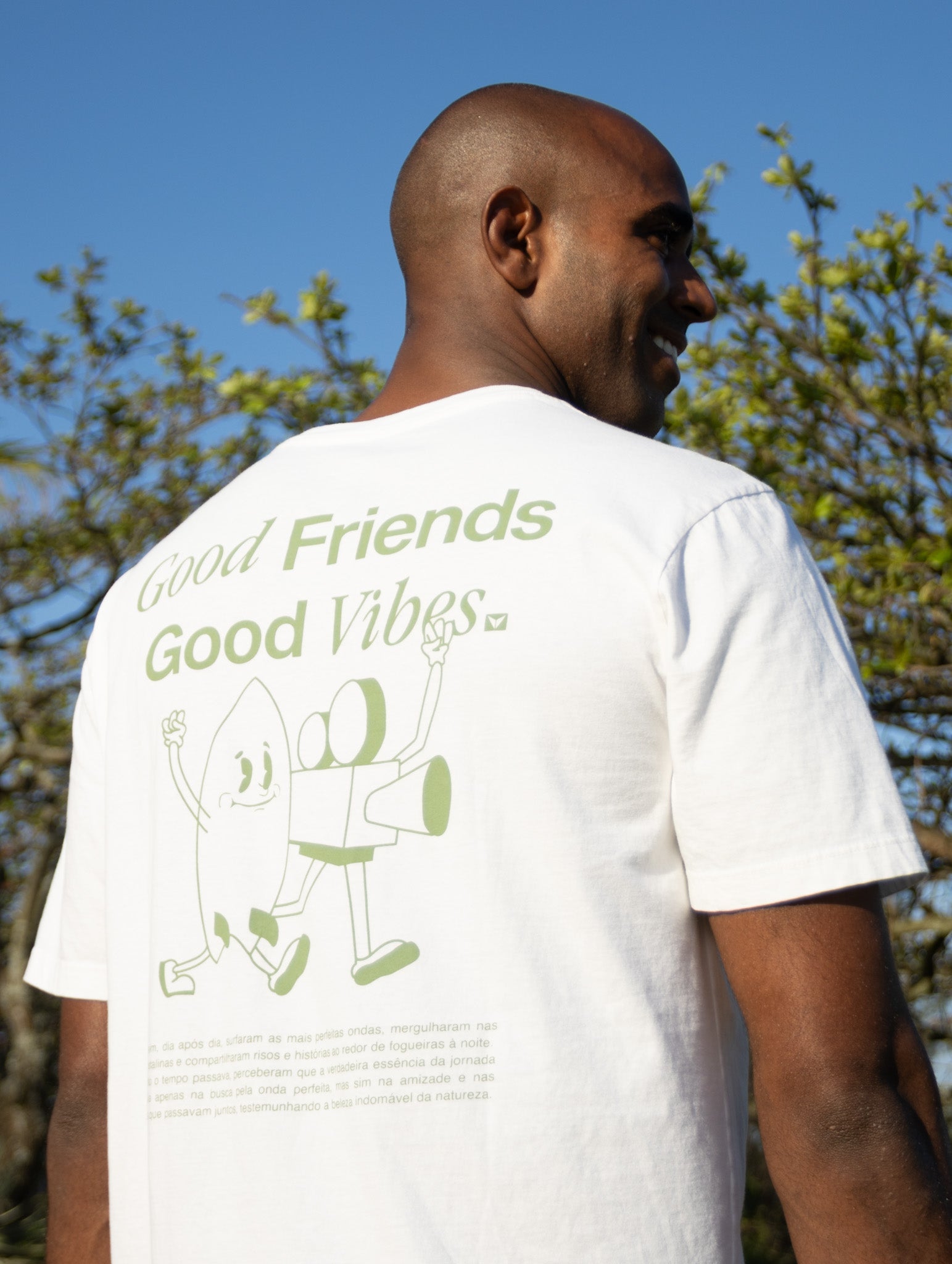 T-Shirt Good Friends Off White