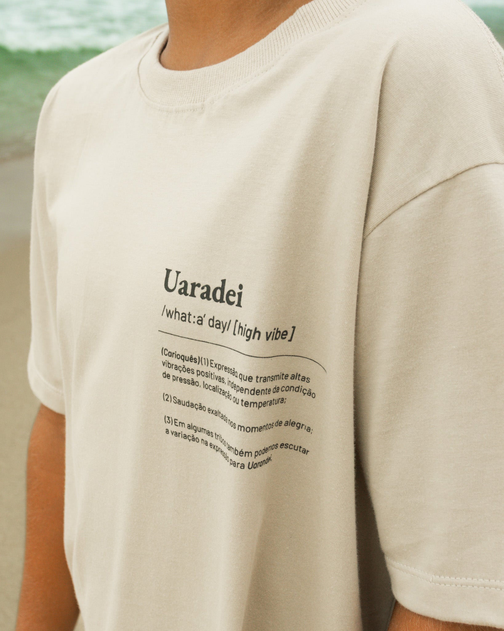 T-shirt Uaradei Dicionario Areia