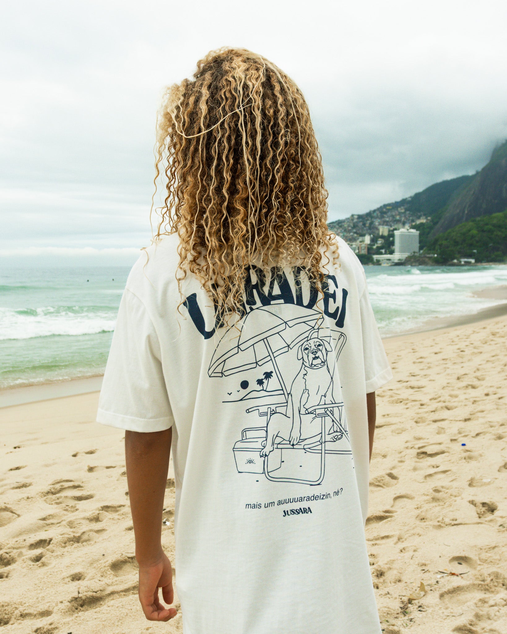 T-shirt Uaradei Jussara Off White