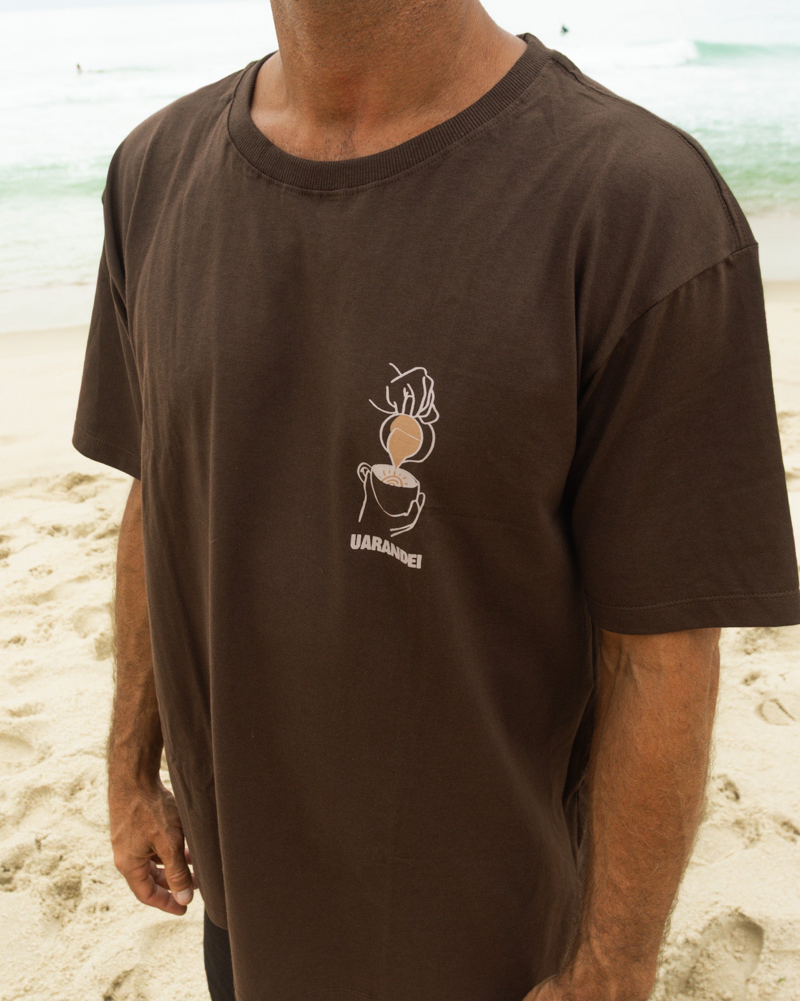 T-shirt Uaradei Ritual Marrom