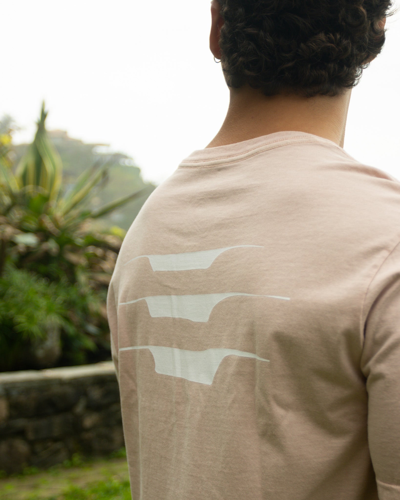 T-Shirt Swell de Verão Rosa Stone