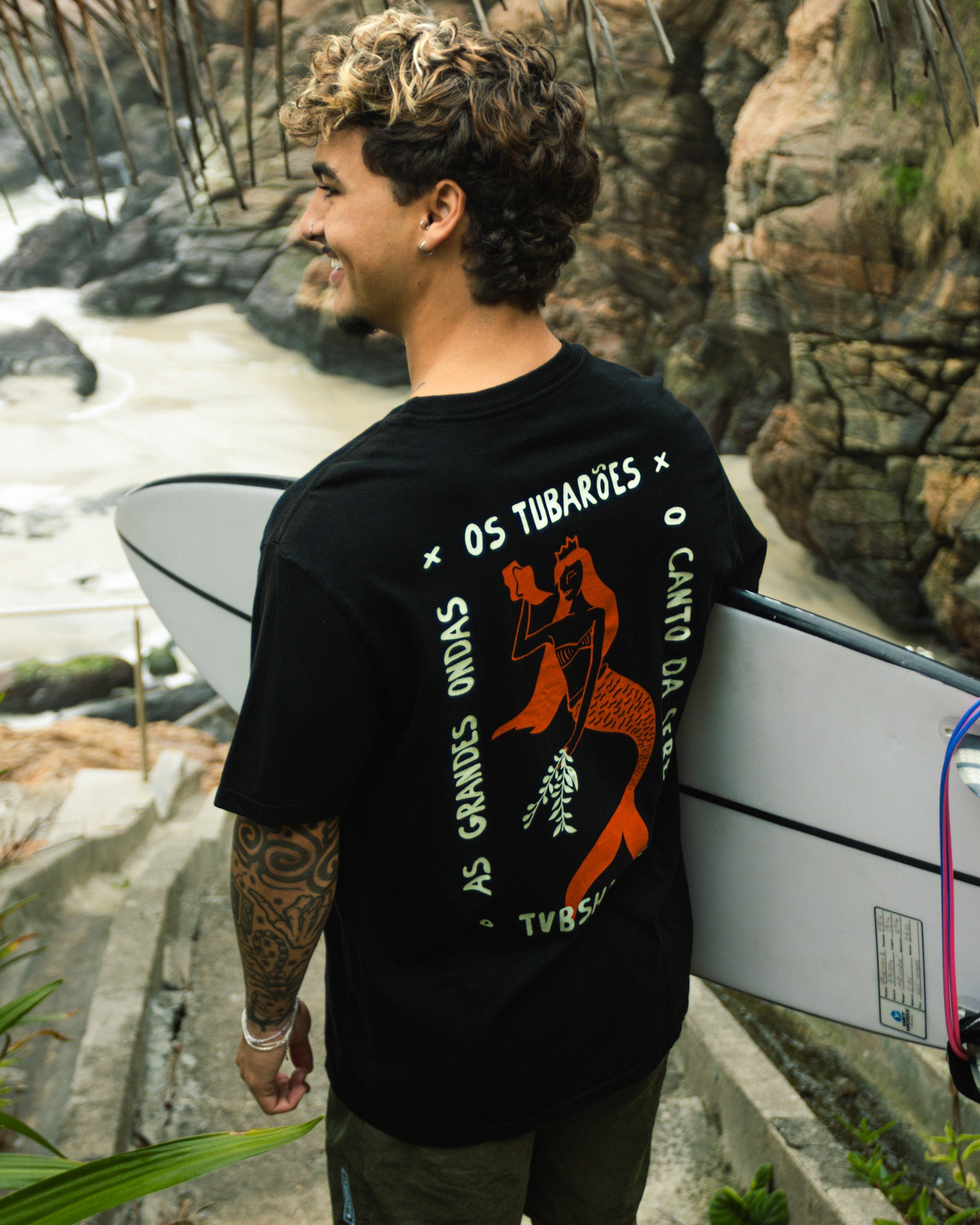 T-Shirt Canto da Sereia Preto