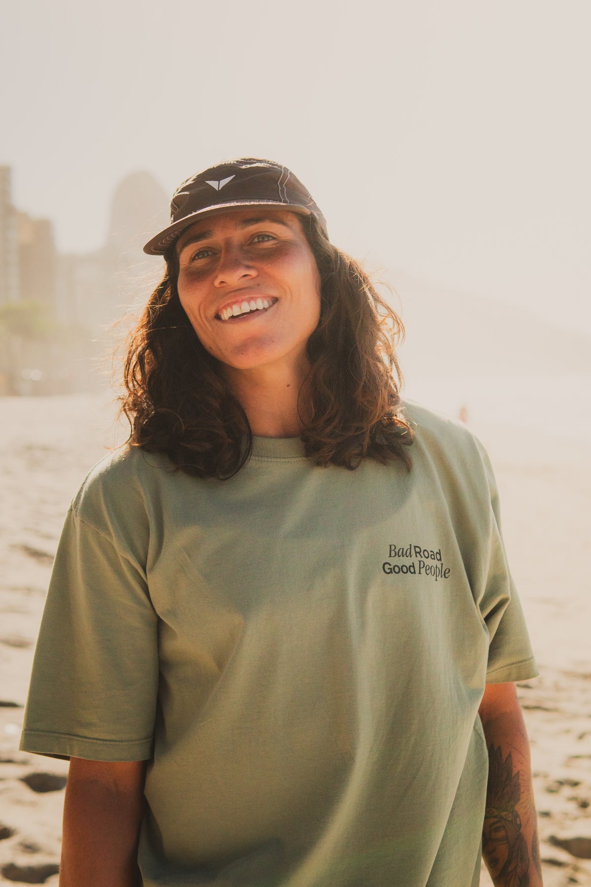 T-Shirt Bad Road Verde