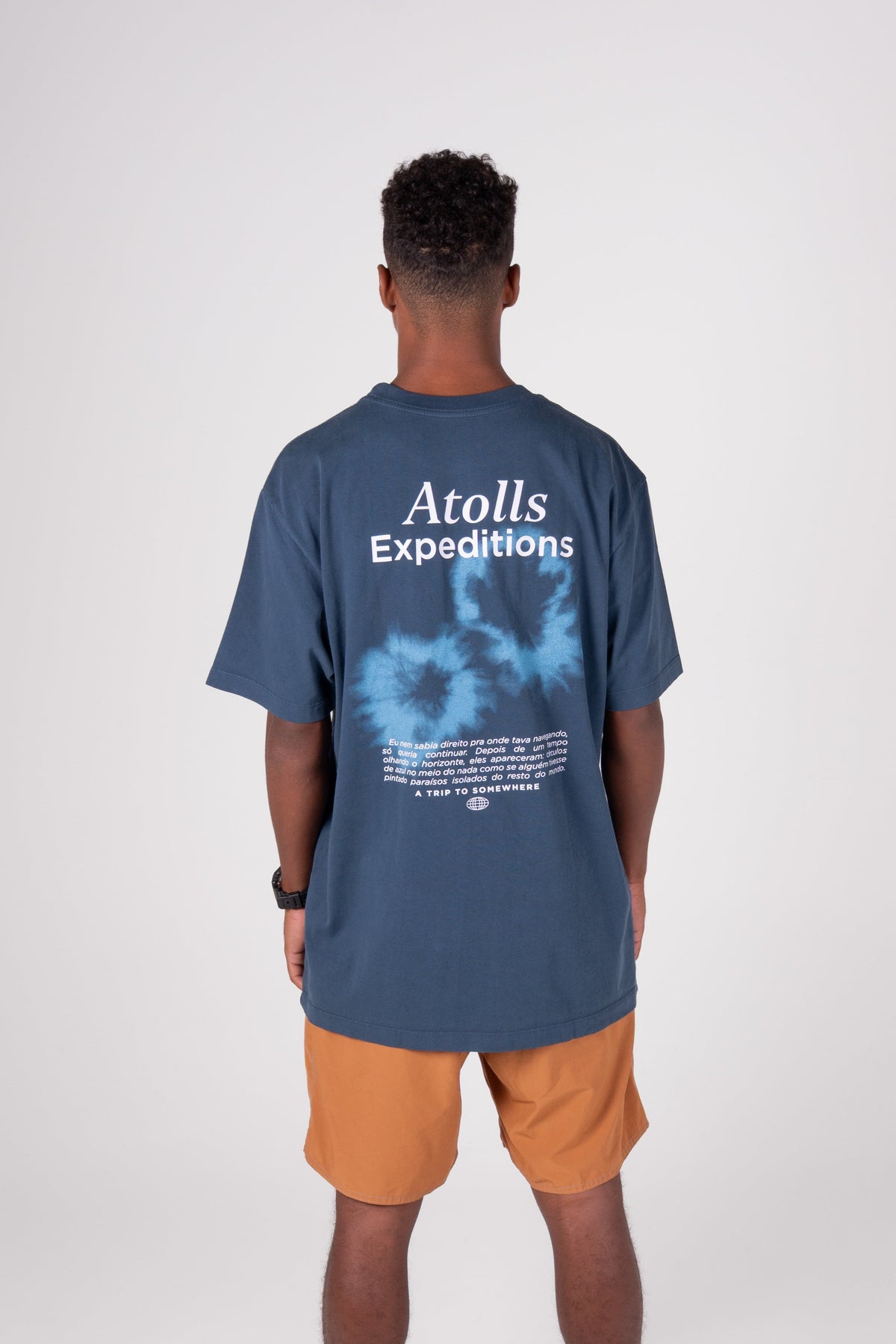 T-Shirt Attols Azul Oversized