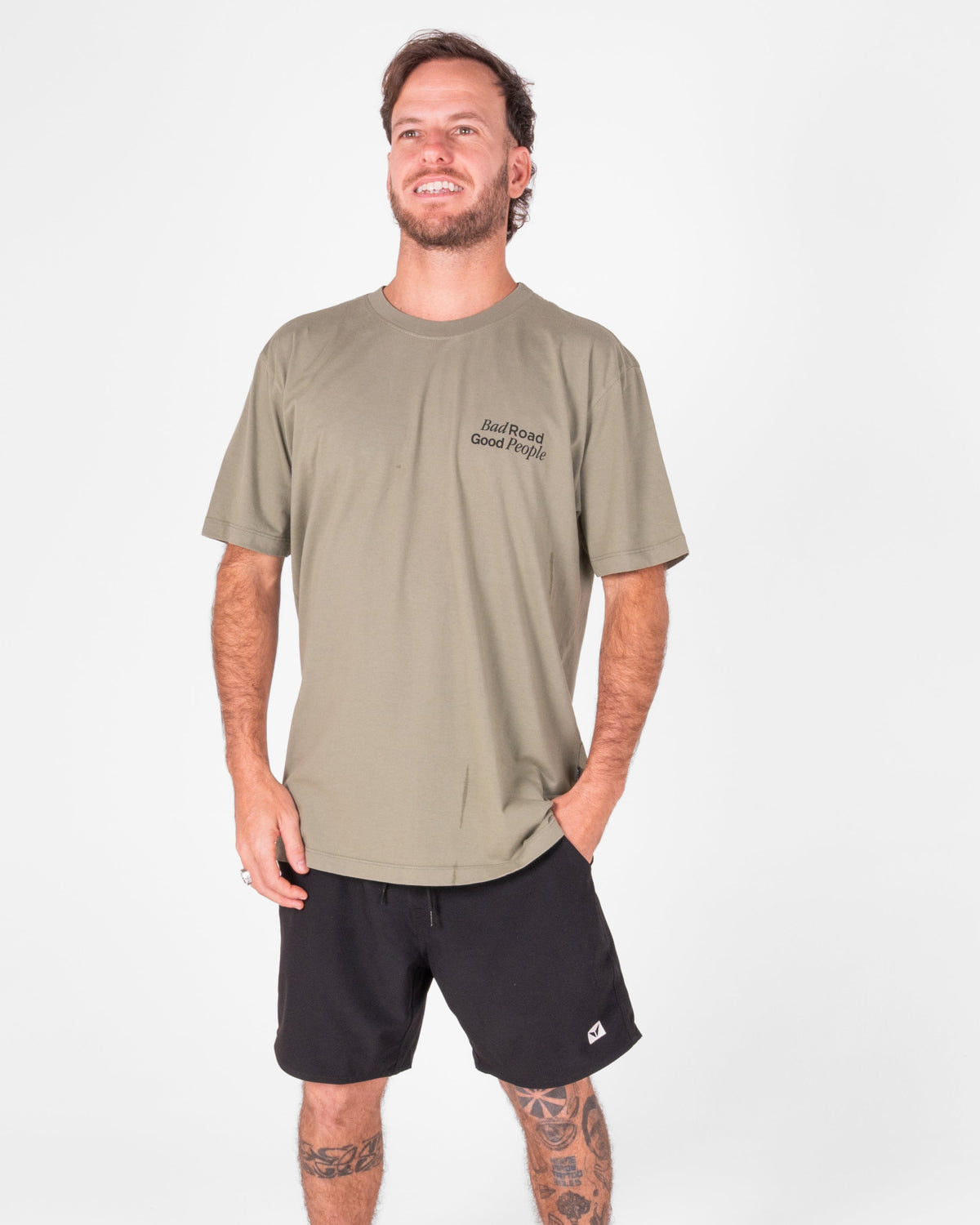 T-Shirt Bad Road Verde