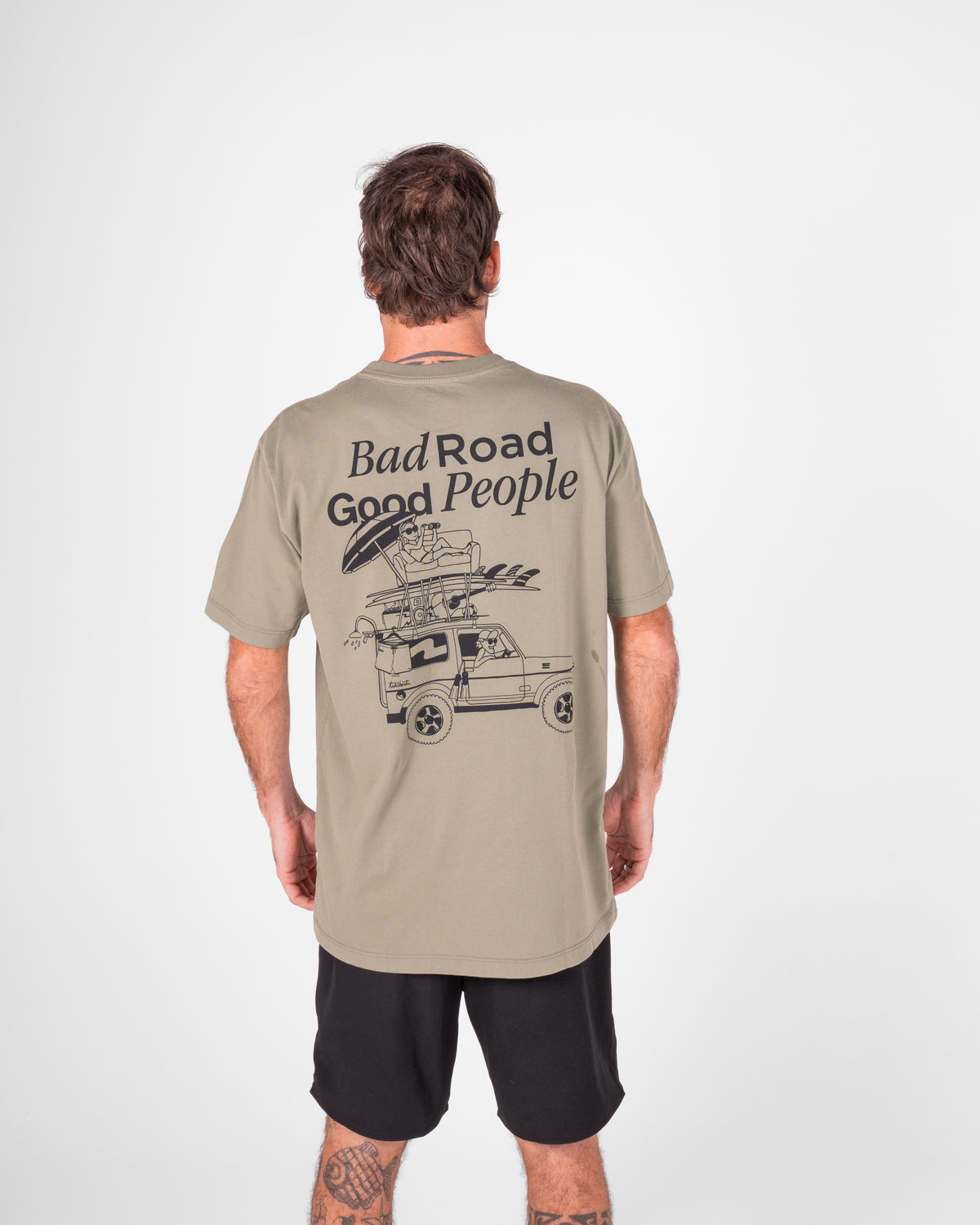 T-Shirt Bad Road Verde