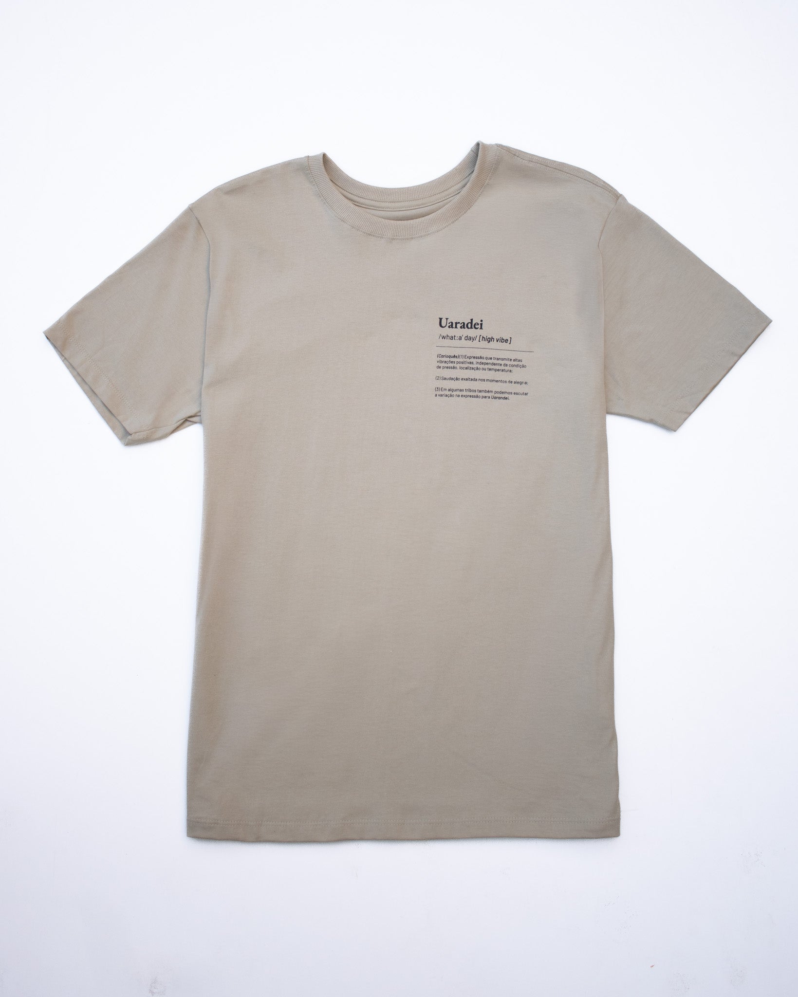 T-shirt Uaradei Dicionario Areia