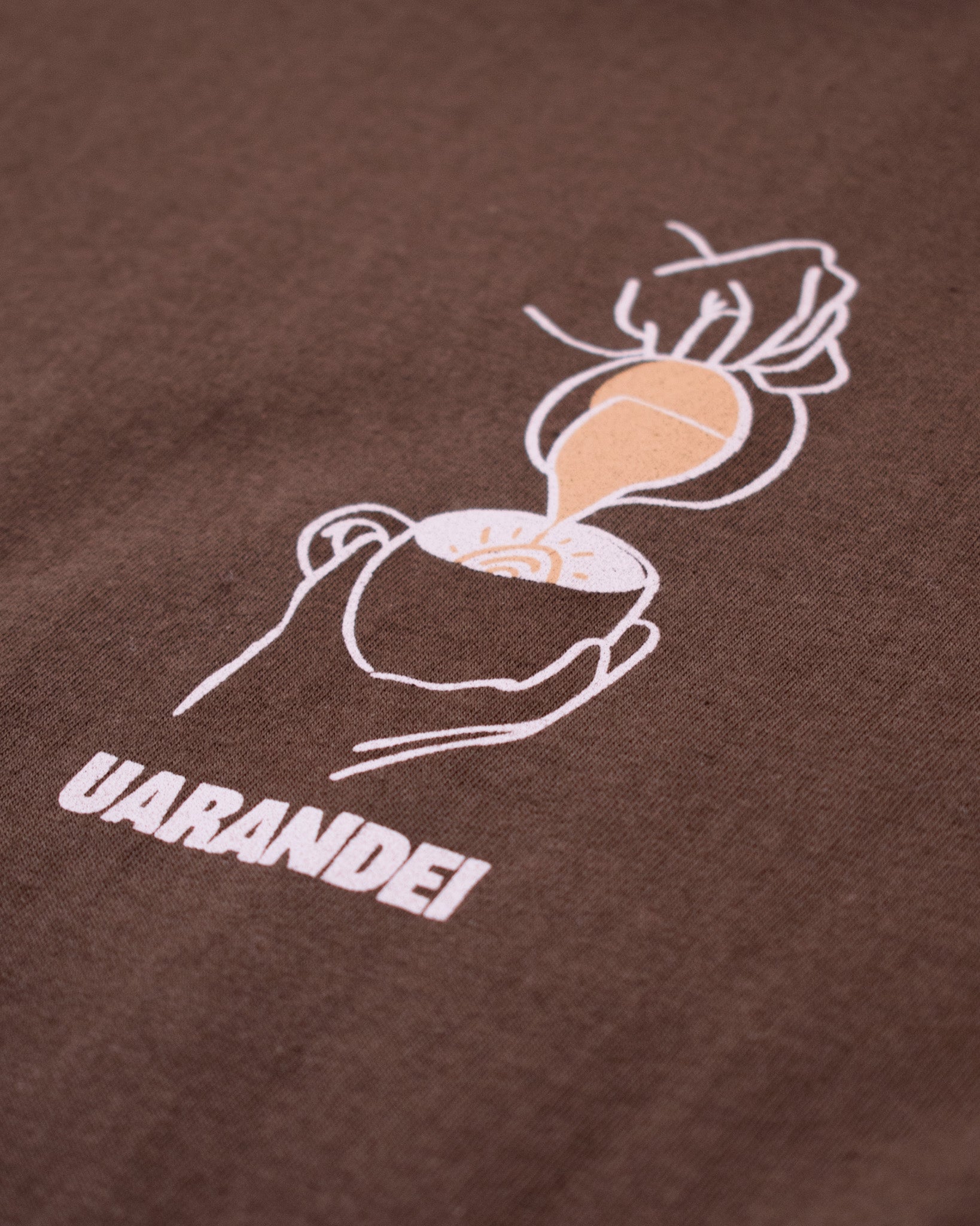 T-shirt Uaradei Ritual Marrom