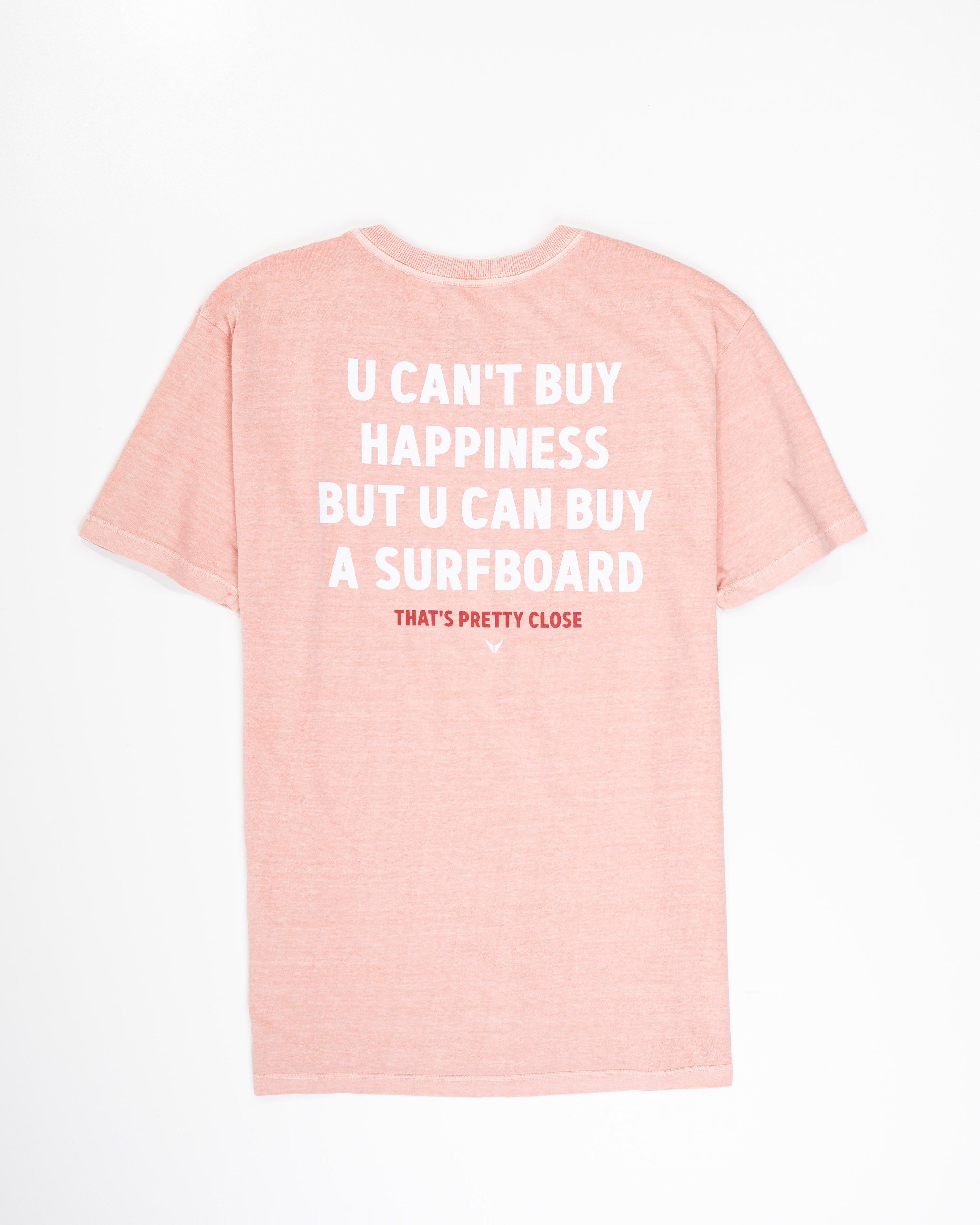 T-Shirt Happy Surf Board Rosa