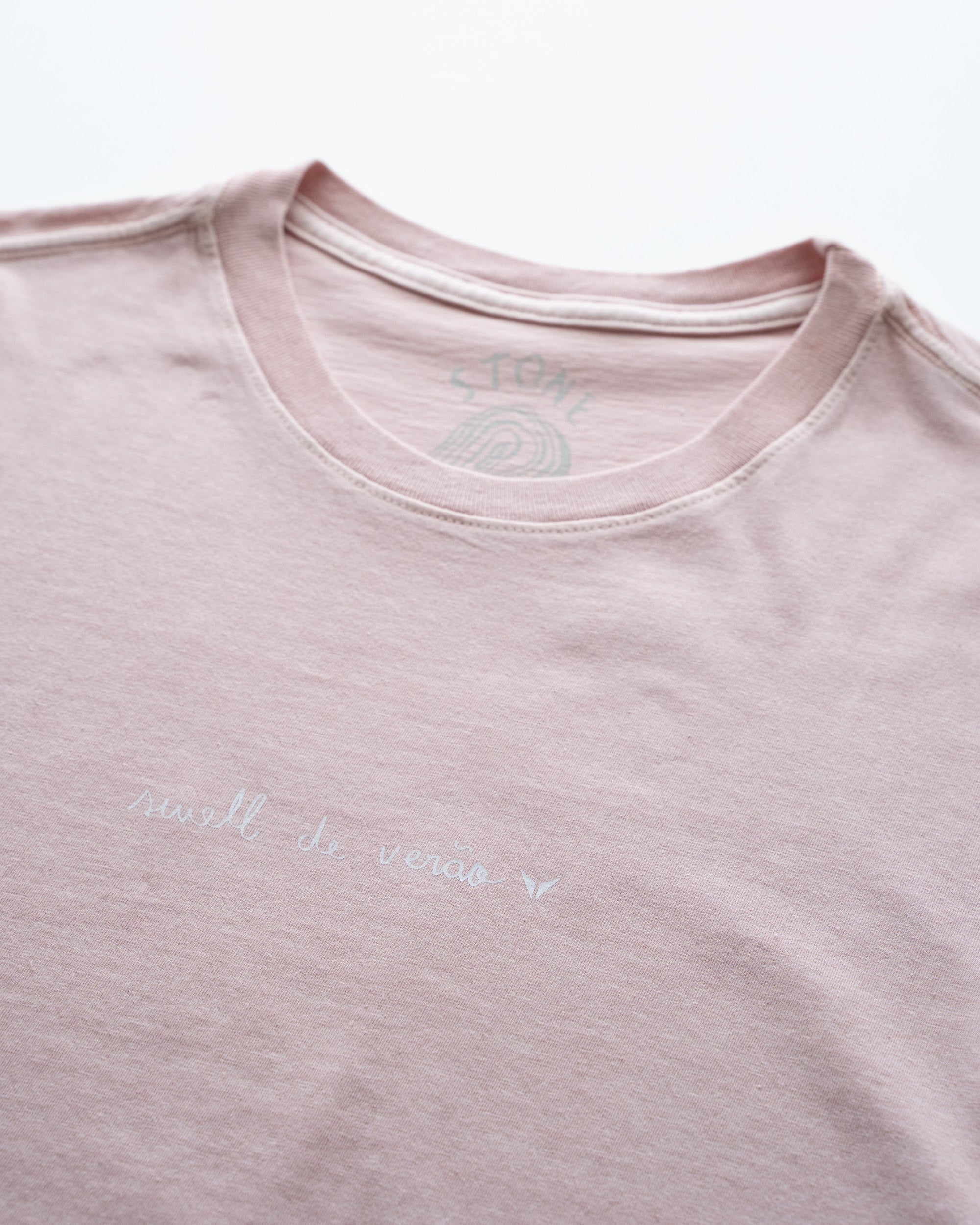 T-Shirt Swell de Verão Rosa Stone