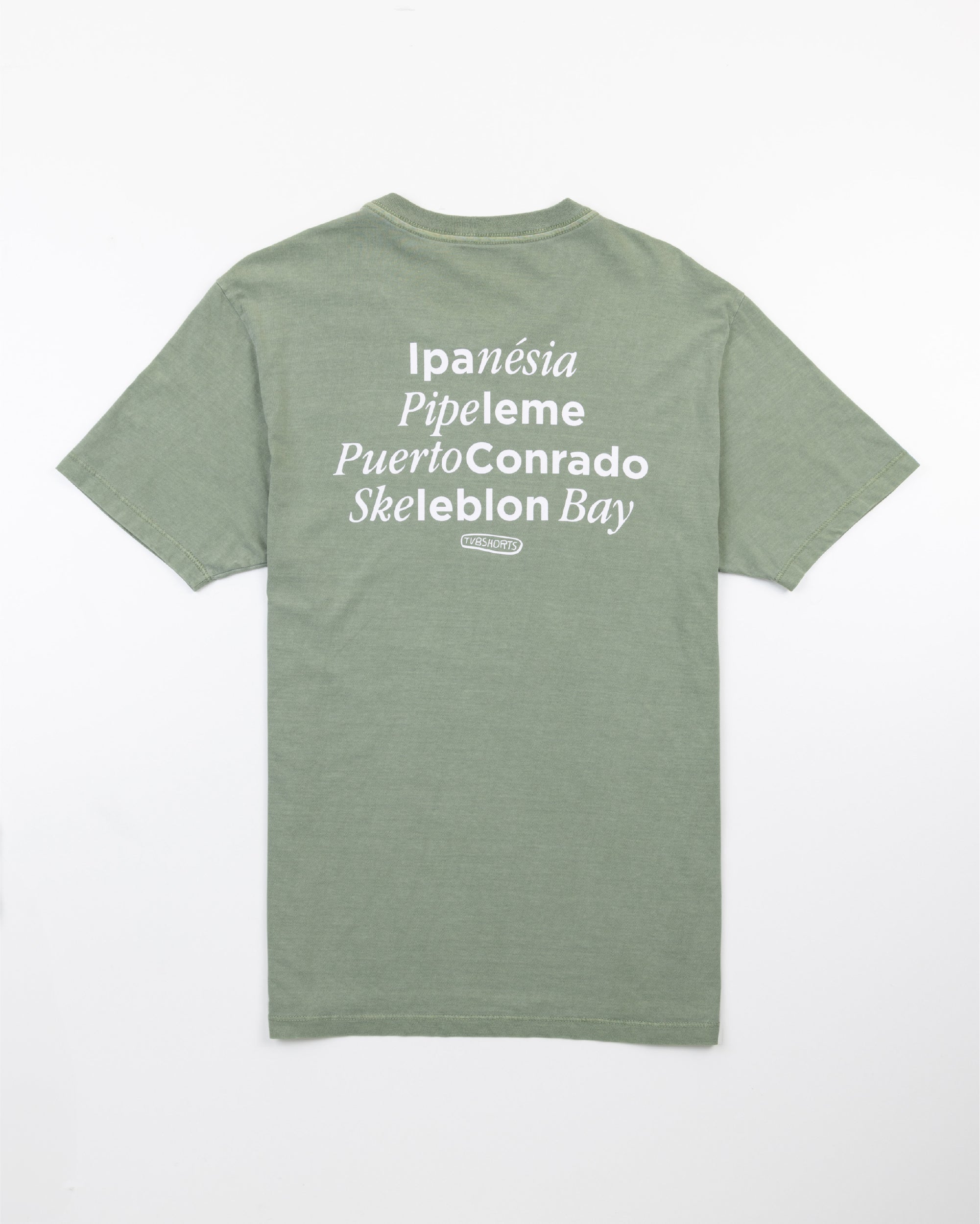 T-Shirt Secret Spots Stone Verde