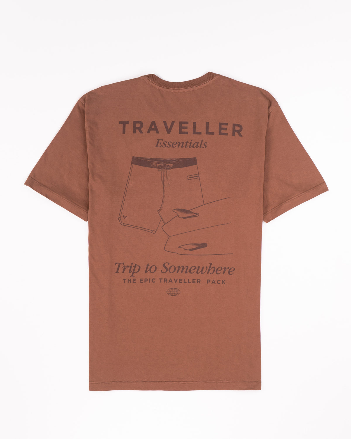 T-Shirt Traveller Marrom