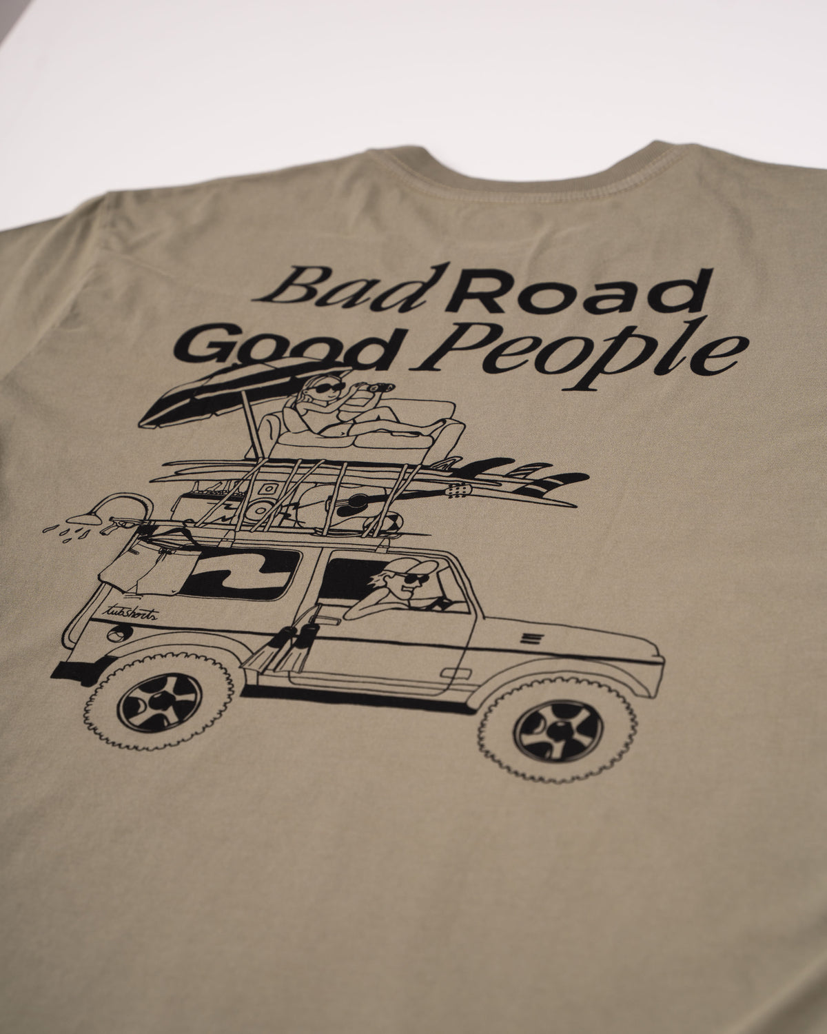 T-Shirt Bad Road Verde