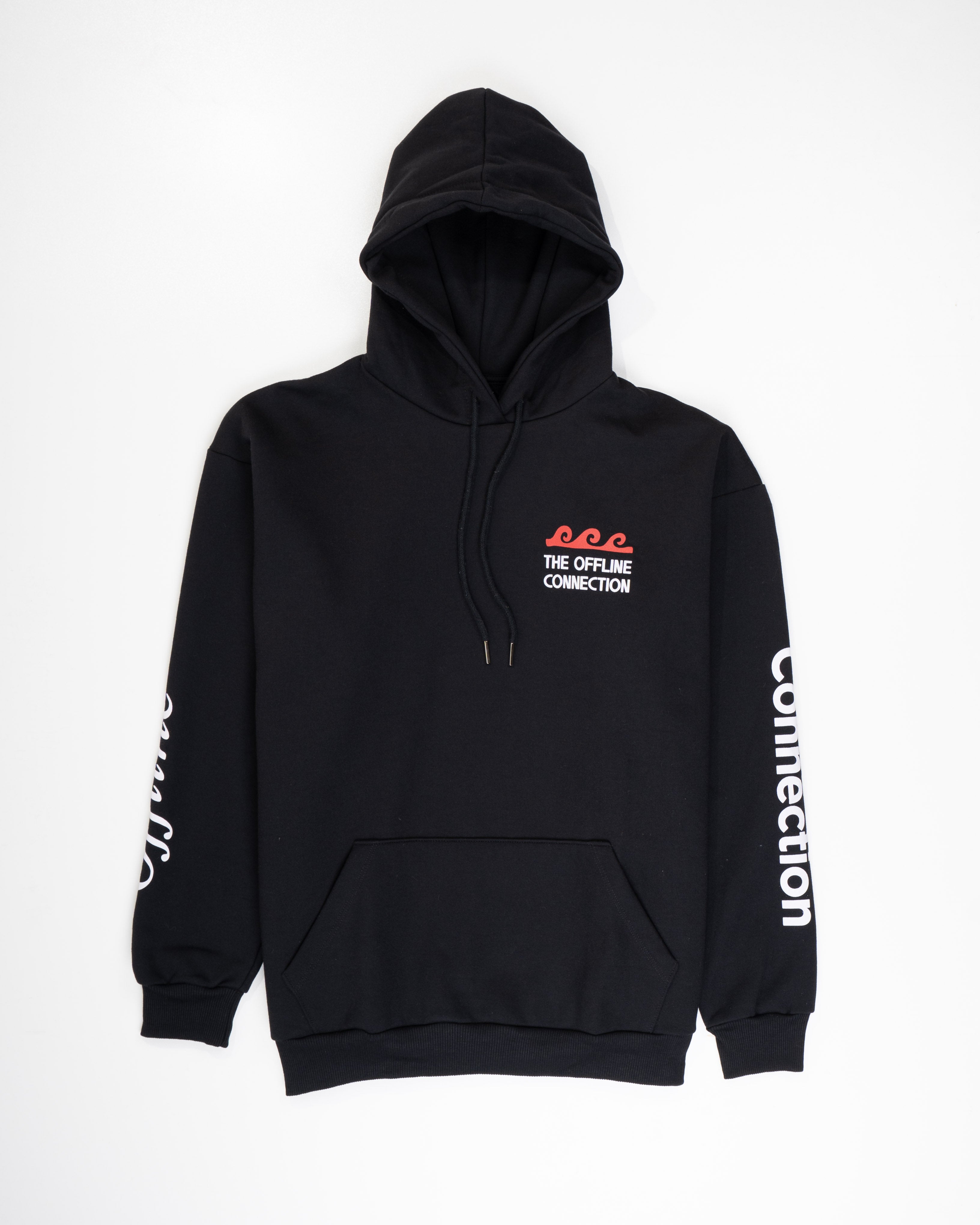 Hoodie Offline Conection/ Preto