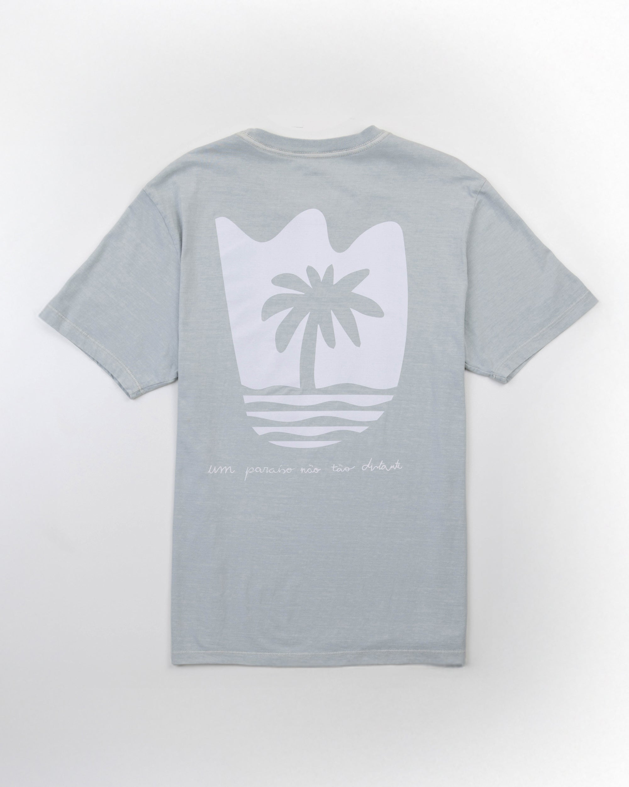 T-Shirt Paraíso Não Distante Air Blue Stone